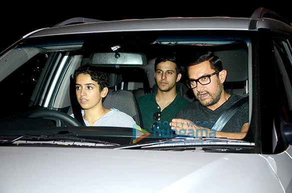 aamir khan dines out with dangal girls at a restaurant in bandra 3