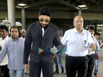 Abhishek Bachchan, Suniel Shetty, Dino Morea & Amy Jackson snapped at the airport