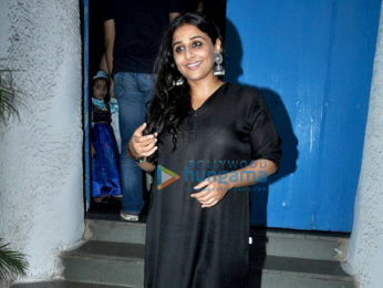 Aishwarya Rai Bachchan, Aaradhya Bachchan & Vidya Balan snapped at Vidya's sister's kid's birthday bash