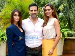 Akshay Kumar, Ileana DCruz & Esha Gupta at ‘Rustom’ media meet