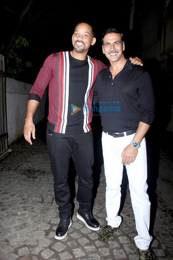 Akshay Kumar hosts a party in honour of Hollywood superstar Will Smith Akshay Kumar hosts a party in honour of Hollywood superstar Will Smith