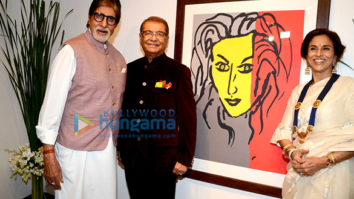 Amitabh Bachchan & Jaya Bachchan grace Dilip De’s art exhibition