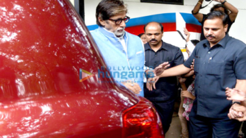 Amitabh Bachchan snapped post Tata Sky’s ad shoot
