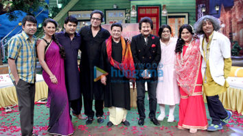 Anup Jalota, Pankaj Udhas & Talat Aziz on the sets of The Kapil Sharma Show