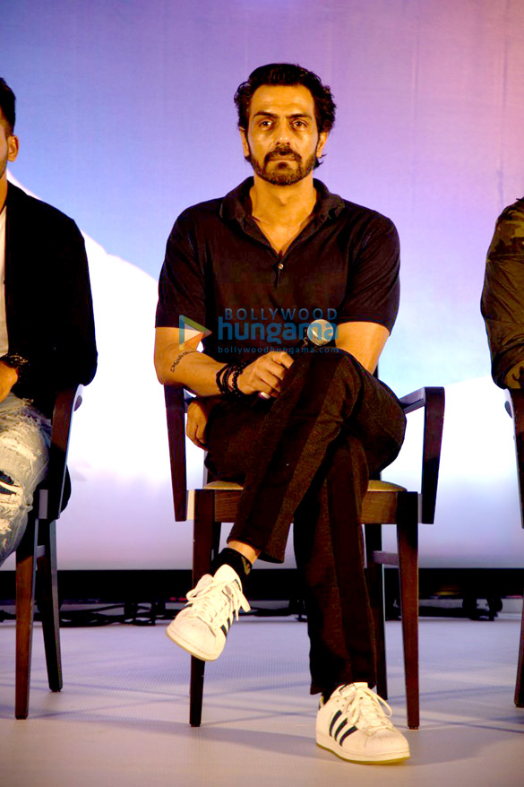 arjun rampal rannvijay singh arunoday singh at the announcement of erosnows salute siachen 4