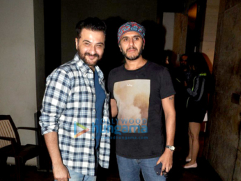 Farhan Akhtar, Ritesh Sidhwani & Sanjay Kapoor snapped at Lightbox