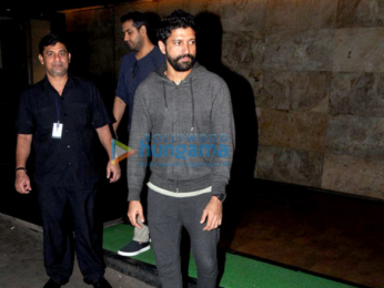 Farhan Akhtar, Ritesh Sidhwani & Sanjay Kapoor snapped at Lightbox