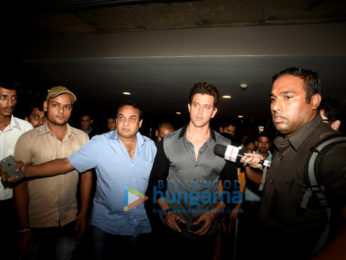 Hrithik Roshan snapped at the airport returning from Hyderabad