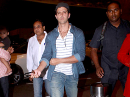Hrithik Roshan & Pooja Hegde depart to promote ‘Mohenjo Daro’ in Ahmedabad