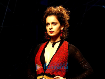 Kangna Ranaut walks the ramp at Lakme Fashion Week 2016 for Tarun Tahiliani