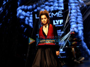 Kangna Ranaut walks the ramp at Lakme Fashion Week 2016 for Tarun Tahiliani