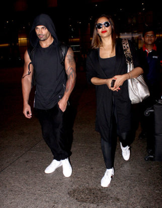 Karan Singh Grove, Bipasha Basu & Irrfan Khan snapped at the international airport