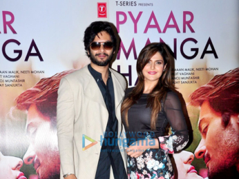 Launch of T-Series' single 'Pyaar Manga Hai' featuring Zareen Khan & Ali Fazal