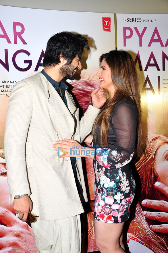 launch of t series single pyaar manga hai featuring zareen khan ali fazal 4