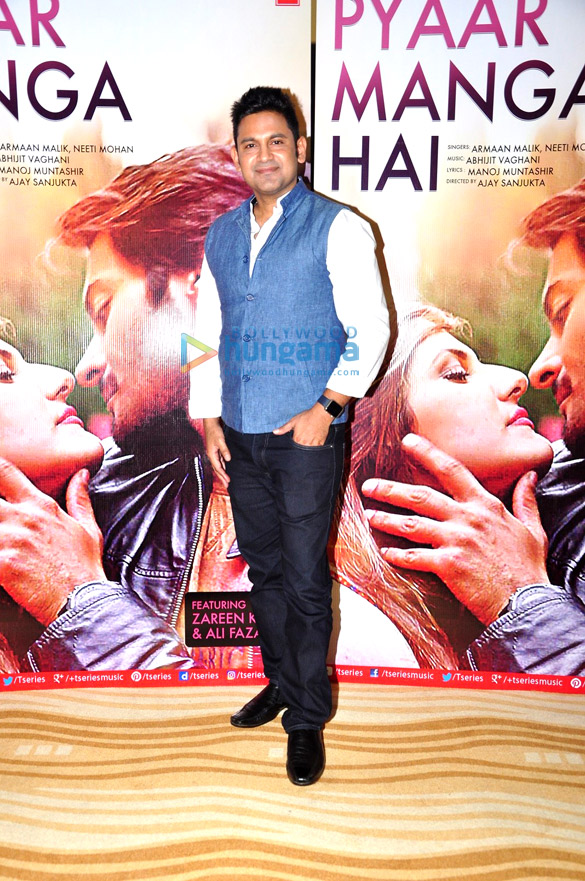 launch of t series single pyaar manga hai featuring zareen khan ali fazal 6