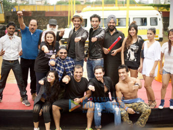 Promotion of the film 'Sunshine Music Tours and Travels' at Chitrakoot ground Andheri
