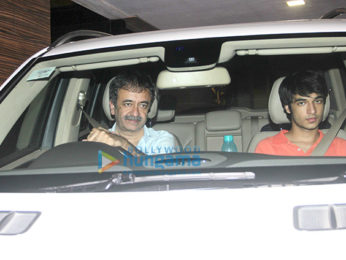 Rajkumar Hirani meets 'Dangal' cast at Aamir Khan's house