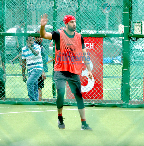 ranbir snapped at football practice 5