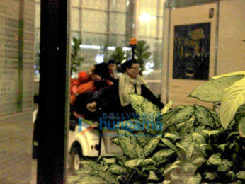 First images of Rani Mukerji with her baby Adira at the airport