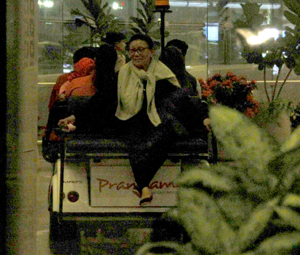First images of Rani Mukerji with her baby Adira at the airport First images of Rani Mukerji with her baby Adira at the airport