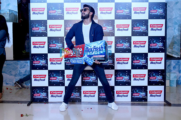 Ranveer Singh unveils the all new Colgate Maxfresh toothpaste Ranveer Singh unveils the all new Colgate Maxfresh toothpaste