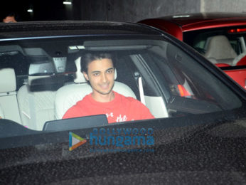 Salman Khan, Alvira Agnihotri & Arpita Khan snapped post 'A Flying Jatt' screening
