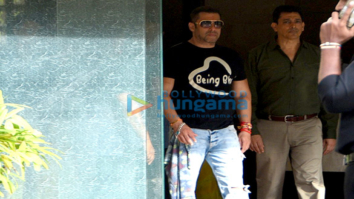 Salman Khan and family snapped post Raksha Bandhan celebrations at Arpita Khan’s house