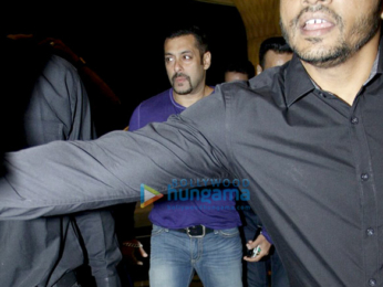 Salman Khan snapped at the airport departing for Dubai