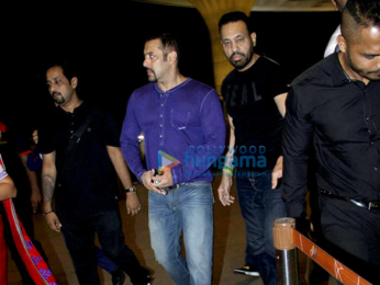 Salman Khan snapped at the airport departing for Dubai