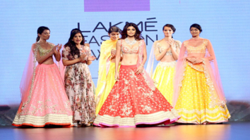 Shilpa Shetty walks for Anushree Reddy at Lakme Fashion Week 2016
