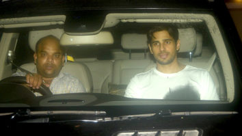 Sidharth Malhotra, Alia Bhatt & Katrina Kaif snapped post dinner at Karan Johar’s house
