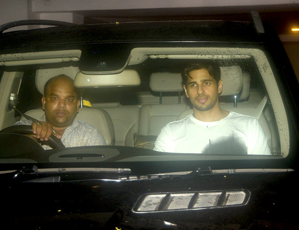 Sidharth Malhotra, Alia Bhatt & Katrina Kaif snapped post dinner at Karan Johar’s house