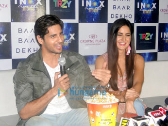 Sidharth Malhotra & Katrina Kaif promote 'Baar Baar Dekho' in Jaipur