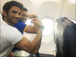 Check out: Sushant Singh Rajput and Mahendra Singh Dhoni flaunt their biceps