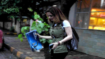 Sussanne Roshan snapped post dinner at the Sassy Spoon