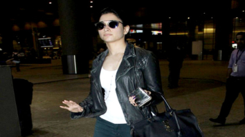 Tamannaah Bhatia & Amyra Dastur snapped at the domestic airport