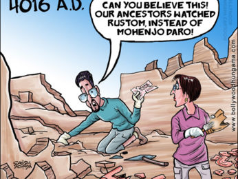 Bollywood Toons: Rustom beats Mohenjo Daro at the box office! Bollywood Toons: Rustom beats Mohenjo Daro at the box office!