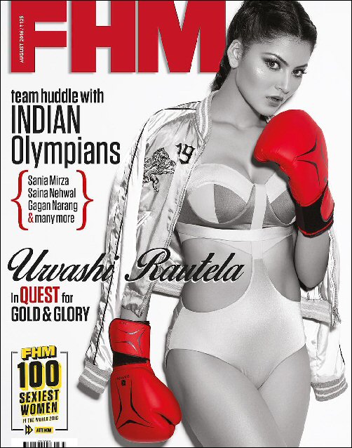 Sania Mirza Ki Sexy Video - Check out: Urvashi Rautela sizzles on the cover of FHM India : Bollywood  News - Bollywood Hungama
