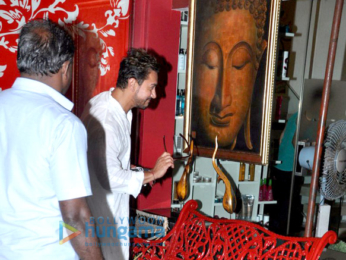 Aamir Khan snapped post a spa session in Bandra