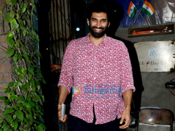 Aditya Roy Kapur & Atul Kasbekar snapped post lunch at Pali Village Cafe