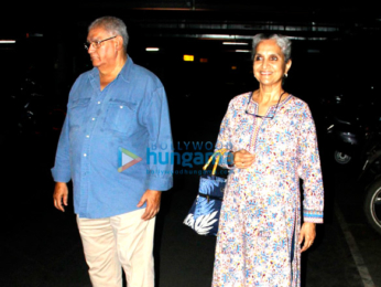 Aditya Roy Kapur snapped with his parents at the airport