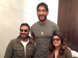 Check out: Ajay Devgn and Kajol meet Indian NBA player Satnam Singh Bhamara in New York