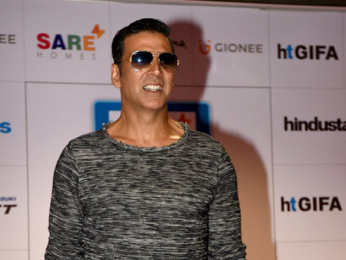 Akshay Kumar at the launch of HT GIFA football initiative