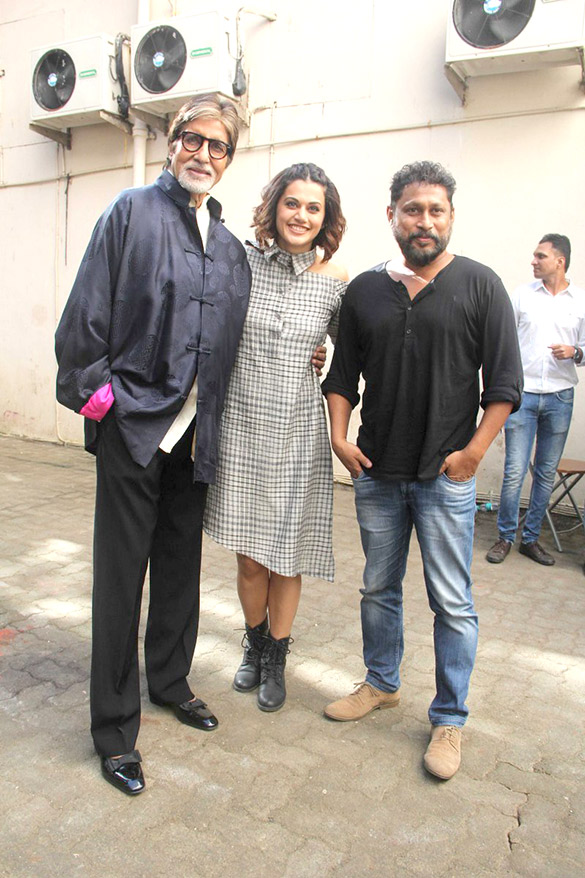 Amitabh Bachchan, Taapsee Pannu, Kirti Kulhari & Shoojit Sircar promote ‘Pink’