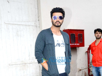 Anil Kapoor & Arjun Kapoor on the sets of Vogue BFFs