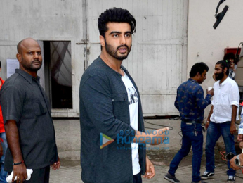 Anil Kapoor & Arjun Kapoor on the sets of Vogue BFFs