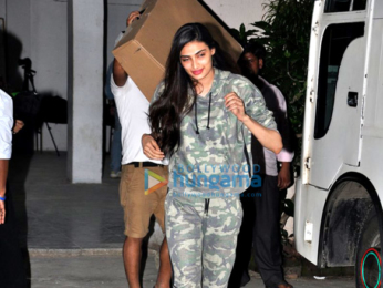 Athiya Shetty snapped post an ad shoot