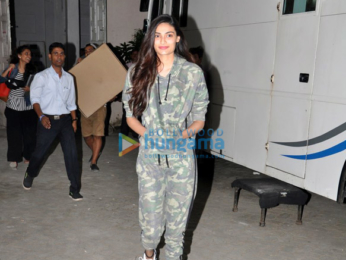 Athiya Shetty snapped post an ad shoot