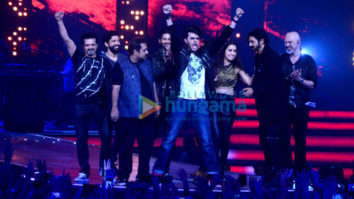 Cast & music directors at the ‘Rock On!! 2’ concert in Mumbai
