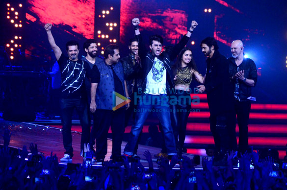 cast music directors at the rock on 2 concert in mumbai 1